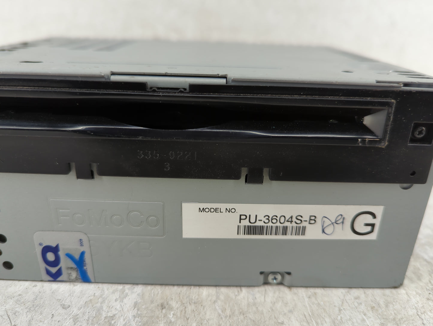 2015 Ford Mustang Radio AM FM Cd Player Receiver Replacement P/N:FR3T-19C107-TE Fits OEM Used Auto Parts - Oemusedautoparts1