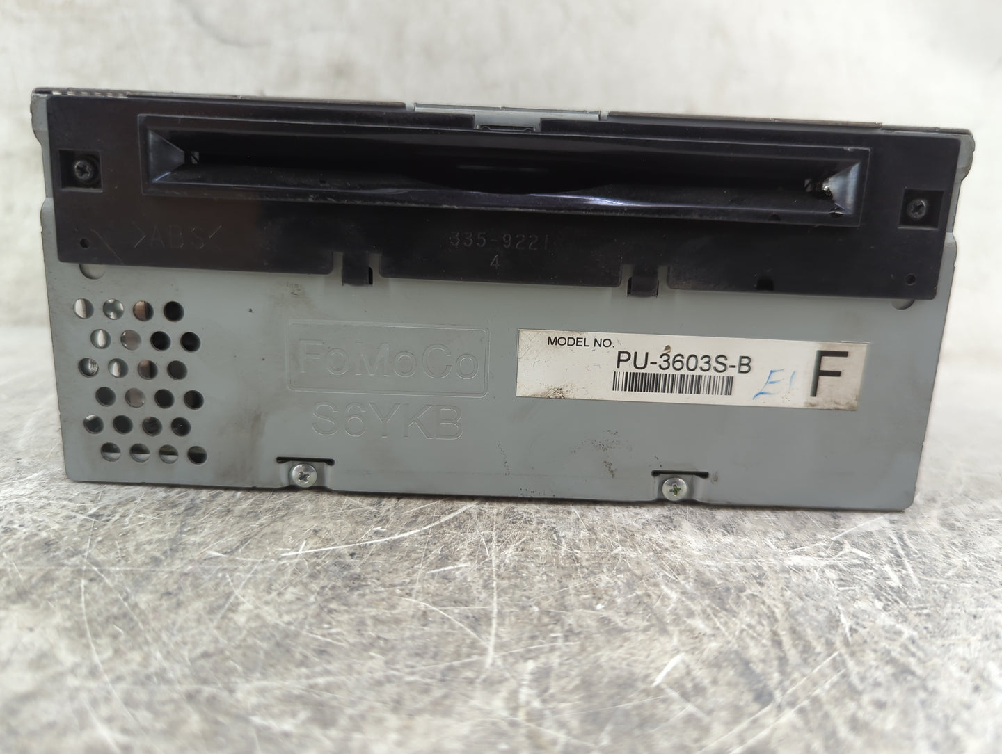 2015-2016 Ford Mustang Radio AM FM Cd Player Receiver Replacement P/N:PU-3603S-B FR3T-19C107-SE, 276-1532-25 Fits Fits 2015 