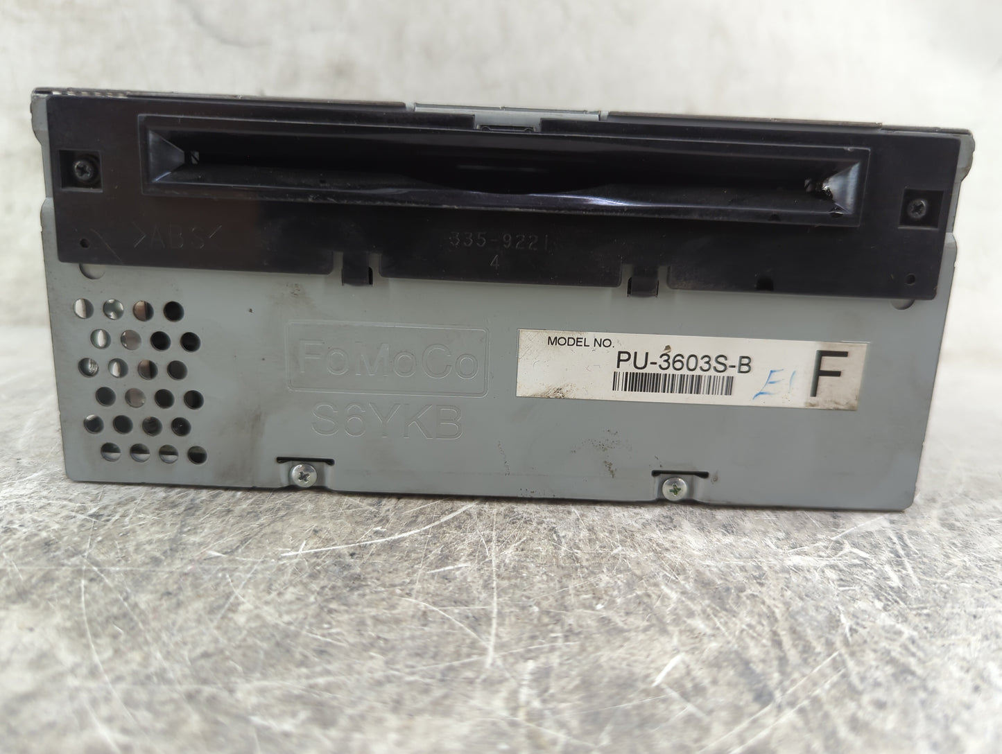 2015-2016 Ford Mustang Radio AM FM Cd Player Receiver Replacement P/N:PU-3603S-B FR3T-19C107-SE, 276-1532-25 Fits Fits 2015 