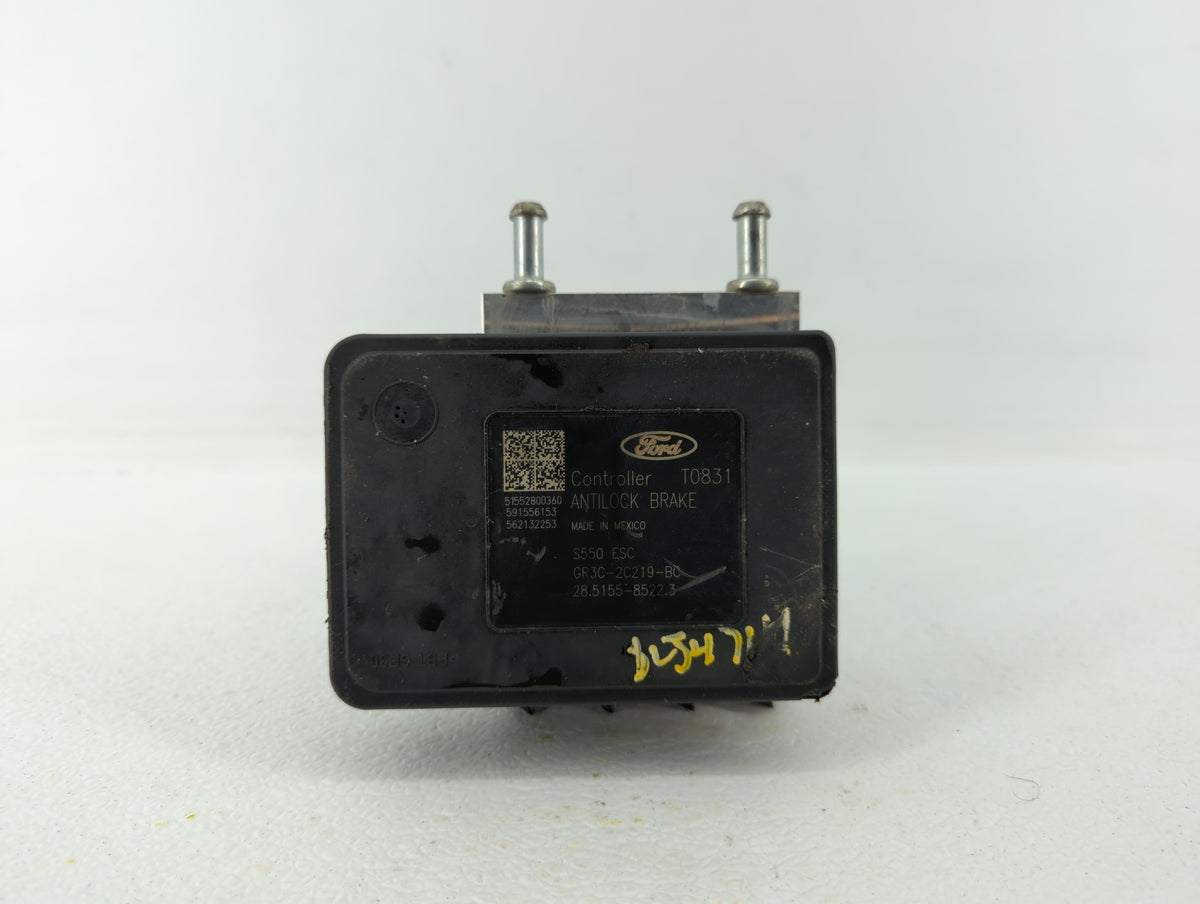 2015-2020 Ford Mustang Anti-Lock Brake ABS Pump Module Actuator OEM P/N:GR3C-2C405-BD FR3C-2C405-BE Fits OEM Used Auto Parts