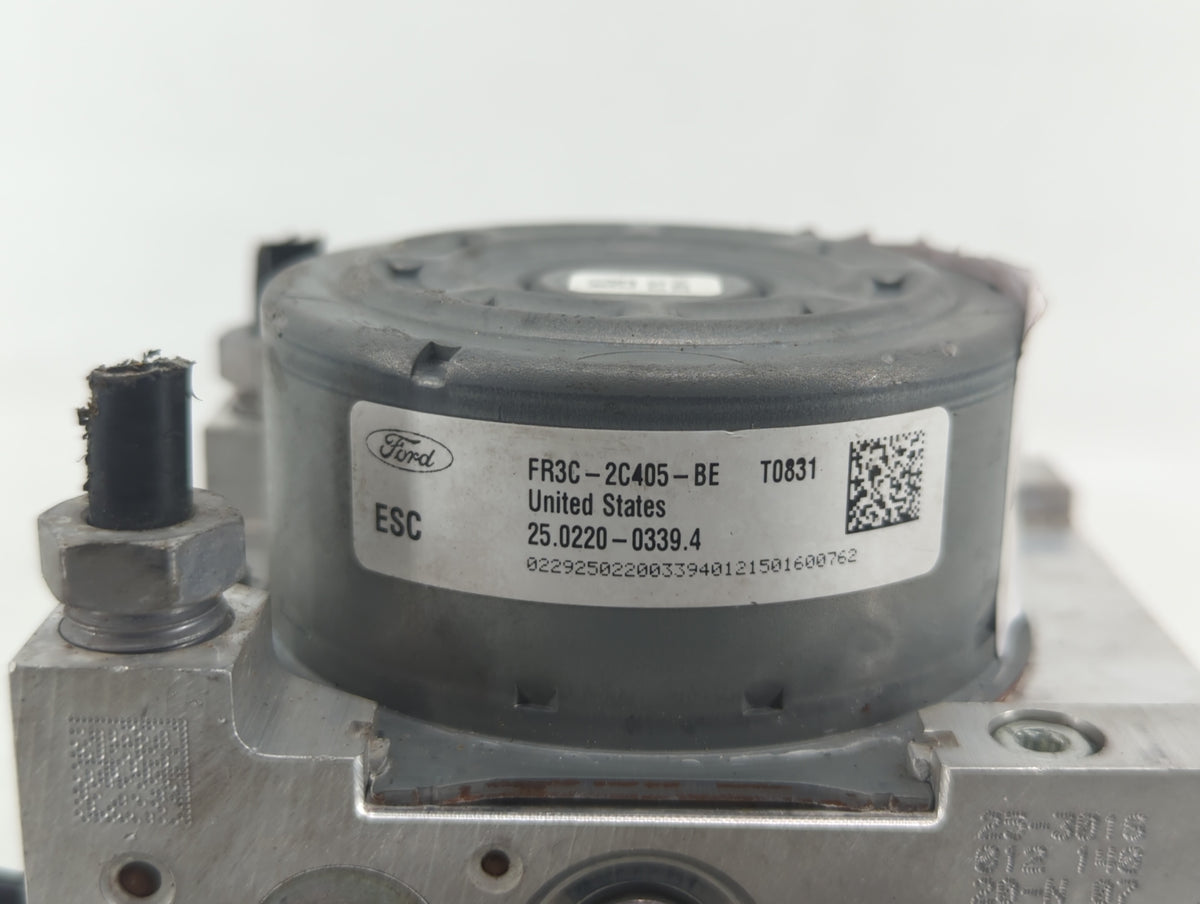 2015 Ford Mustang Anti-Lock Brake ABS Pump Module Actuator OEM P/N:FR3C-2C405-BD FR3C-2C405-BE Fits OEM Used Auto Parts - Oe