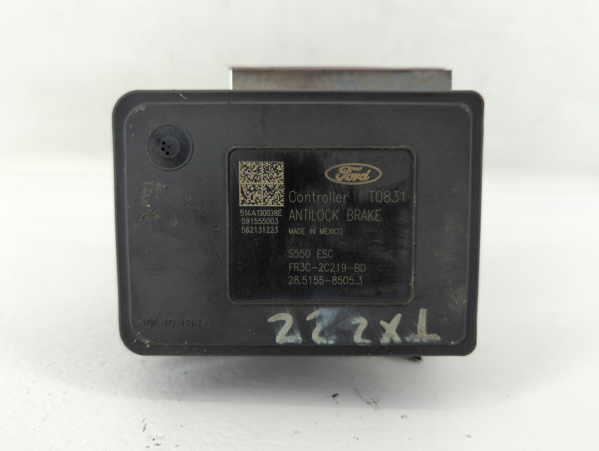 2015 Ford Mustang Anti-Lock Brake ABS Pump Module Actuator OEM P/N:FR3C-2C405-BD FR3C-2C405-BE Fits OEM Used Auto Parts - Oe
