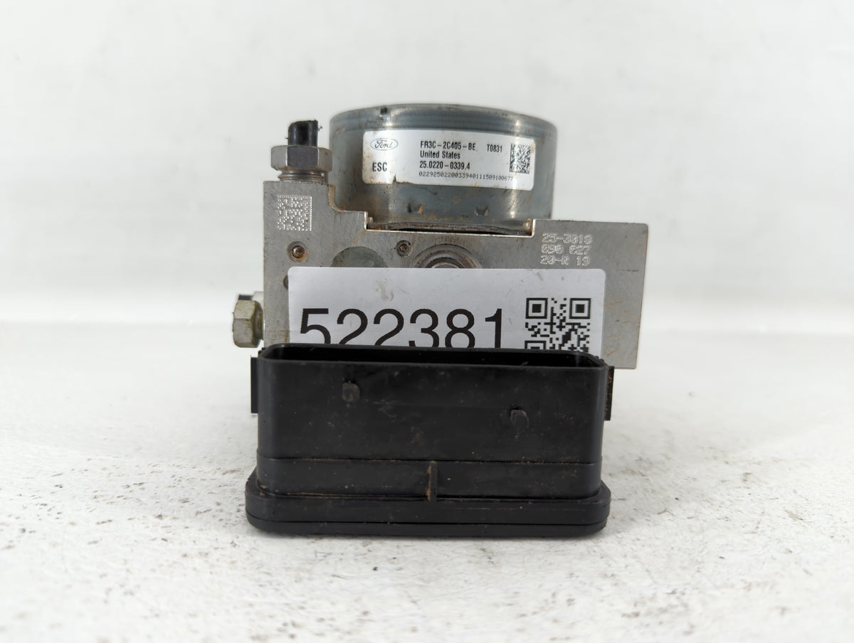 2015 Ford Mustang Anti-Lock Brake ABS Pump Module Actuator OEM P/N:FR3C-2C405-BD FR3C-2C405-BE Fits OEM Used Auto Parts - Oe