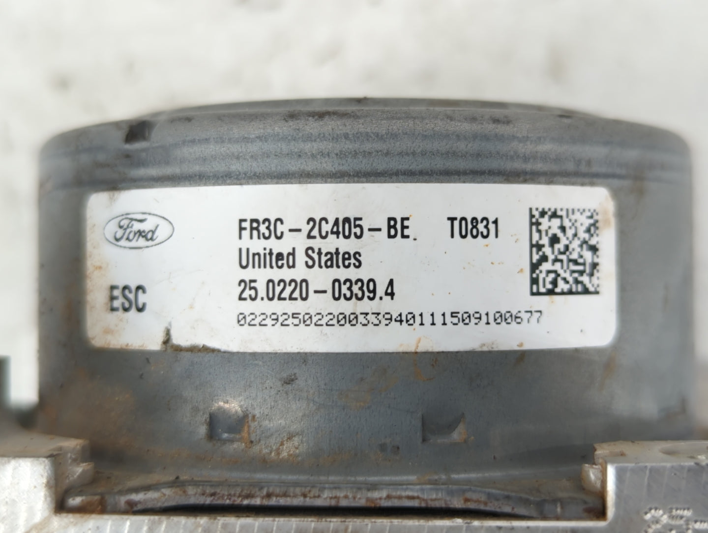 2015 Ford Mustang ABS Pump Control Module Replacement P/N:FR3C-2C405-BD FR3C-2C405-BE Fits OEM Used Auto Parts - Oemusedauto