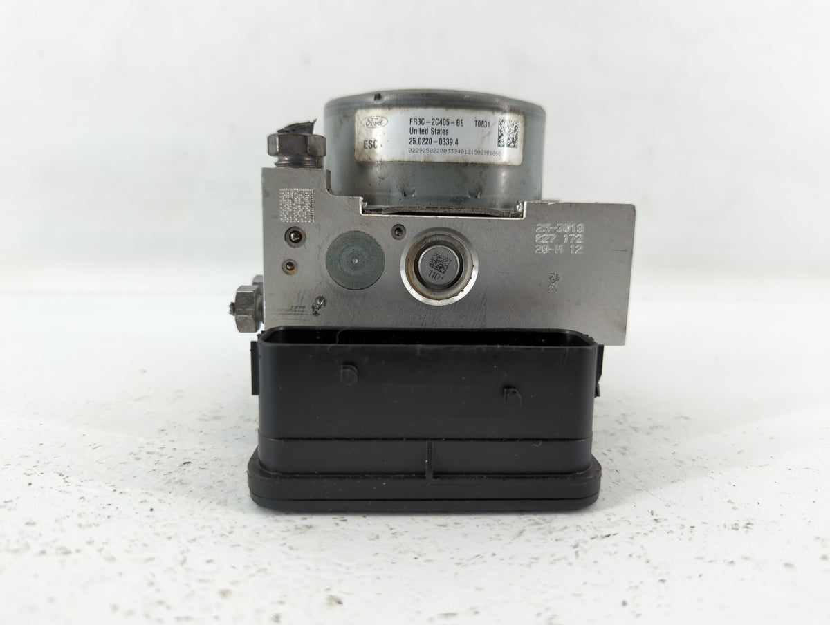 2015 Ford Mustang Anti-Lock Brake ABS Pump Module Actuator OEM P/N:FR3C-2C405-BE Fits OEM Used Auto Parts - Oemusedautoparts