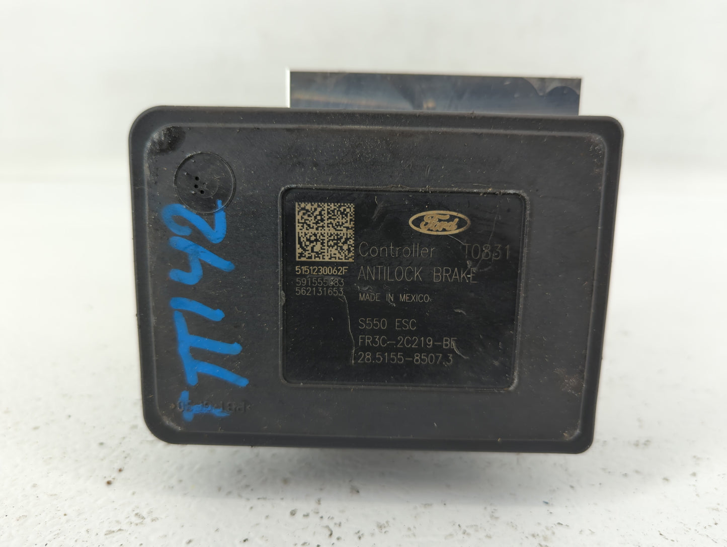 2015 Ford Mustang ABS Pump Control Module Replacement P/N:FR3C-2C405-BE Fits OEM Used Auto Parts - Oemusedautoparts1.com
