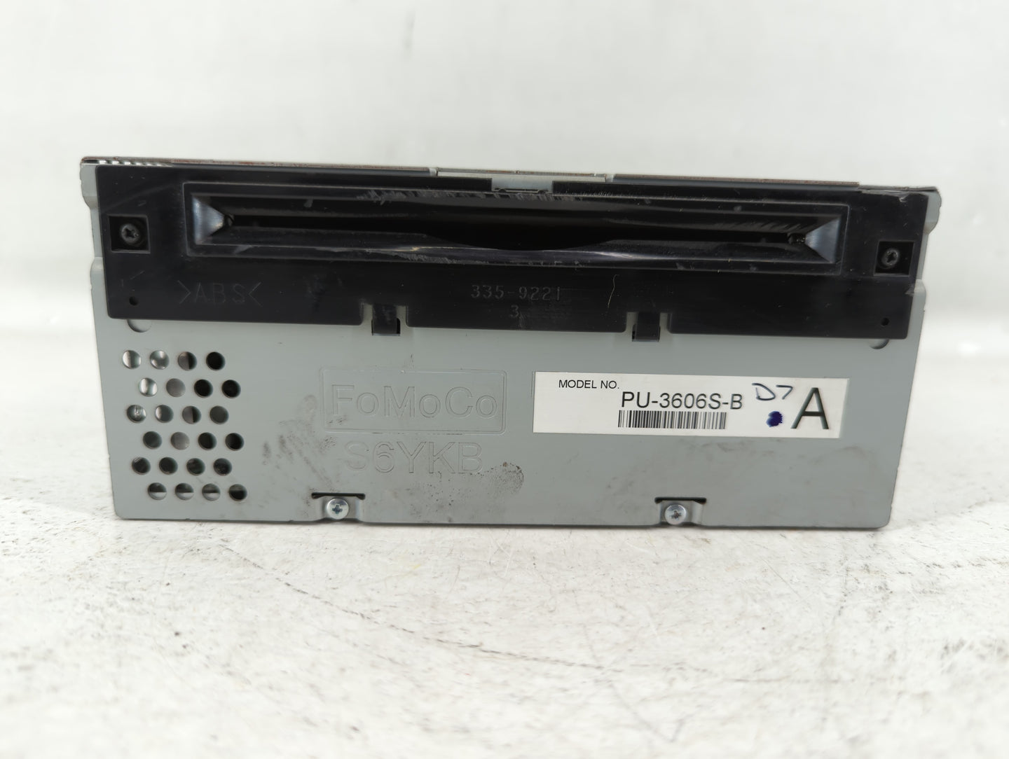 2015 Ford Mustang Radio AM FM Cd Player Receiver Replacement P/N:FR3T-19C107-JJ Fits OEM Used Auto Parts - Oemusedautoparts1