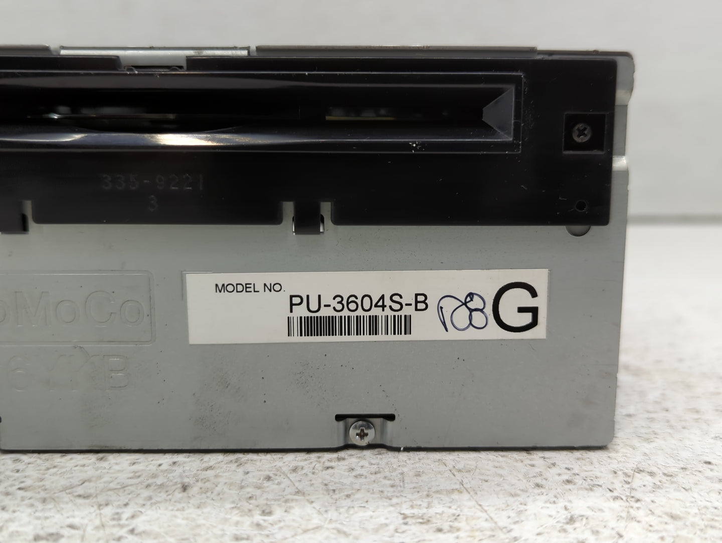 2015 Ford Mustang Radio AM FM Cd Player Receiver Replacement P/N:FR3T-19C107-TE Fits OEM Used Auto Parts - Oemusedautoparts1