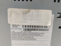 2015-2016 Ford Mustang Radio AM FM Cd Player Receiver Replacement P/N:FR3T-19C107-SE Fits Fits 2015 2016 OEM Used Auto Parts