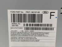2015-2016 Ford Mustang Am Fm Cd Player Radio Receiver - Oemusedautoparts1.com