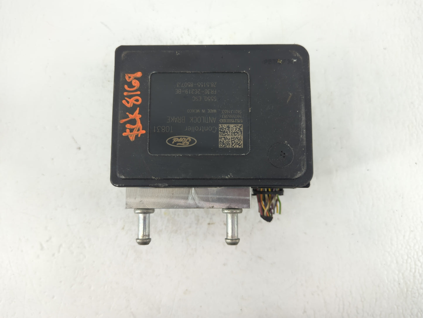 2015 Ford Mustang ABS Pump Control Module Replacement P/N:FR3C-2C405-BE Fits OEM Used Auto Parts - Oemusedautoparts1.com