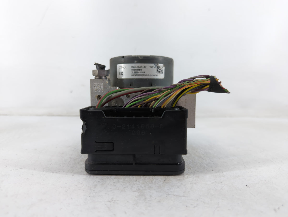 2015 Ford Mustang Anti-Lock Brake ABS Pump Module Actuator OEM P/N:FR3C-2C405-BE Fits OEM Used Auto Parts - Oemusedautoparts
