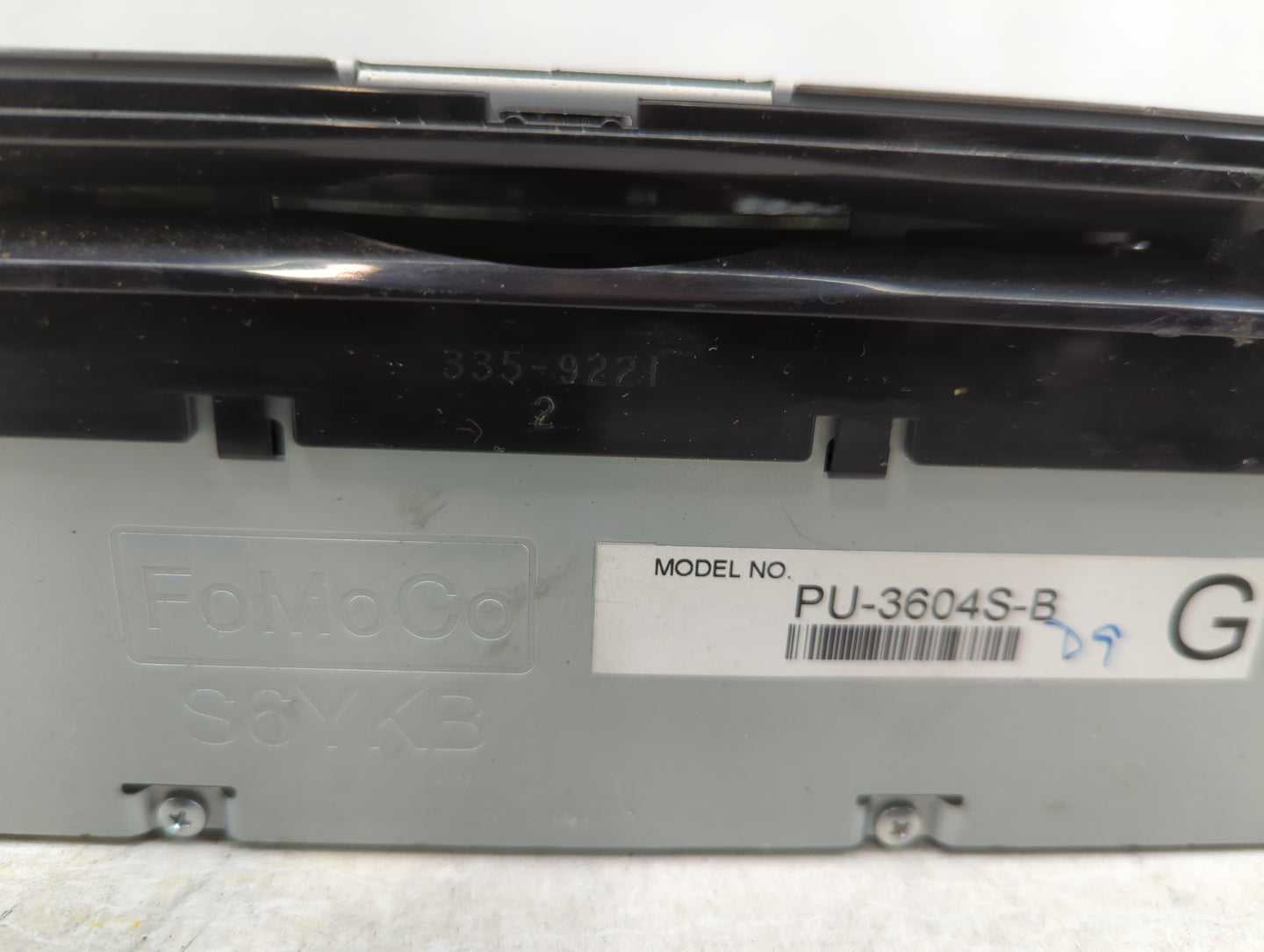 2015 Ford Mustang Radio AM FM Cd Player Receiver Replacement P/N:FR3T-19C107-TE Fits OEM Used Auto Parts - Oemusedautoparts1
