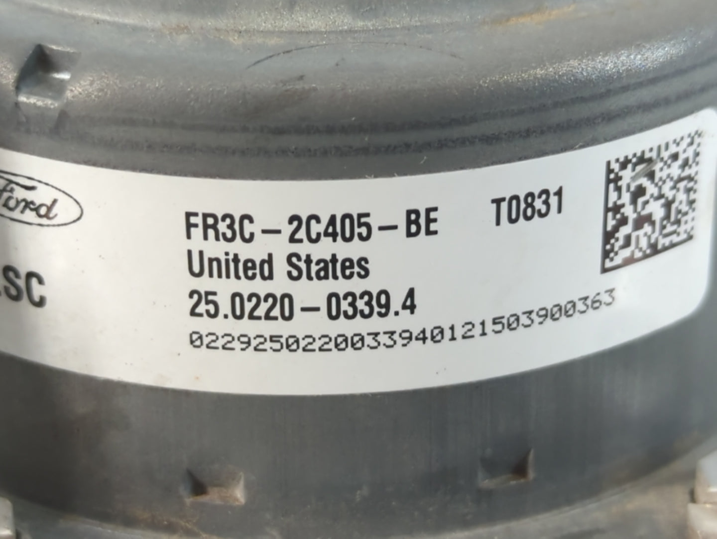 2015 Ford Mustang ABS Pump Control Module Replacement P/N:FR3C-2C405-BE Fits OEM Used Auto Parts - Oemusedautoparts1.com