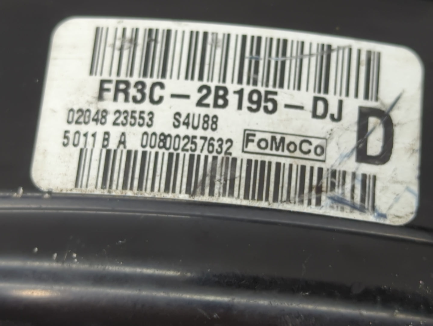 2015-2017 Ford Mustang Power Brake Booster Oem - Oemusedautoparts1.com