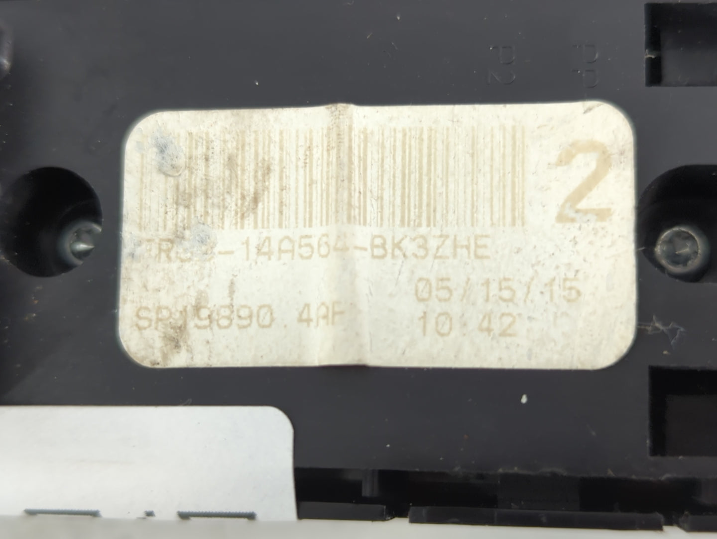 2015 Ford Mustang Master Power Window Switch Replacement Driver Side Left P/N:FR3B-14A564-BK3ZHE Fits OEM Used Auto Parts - 