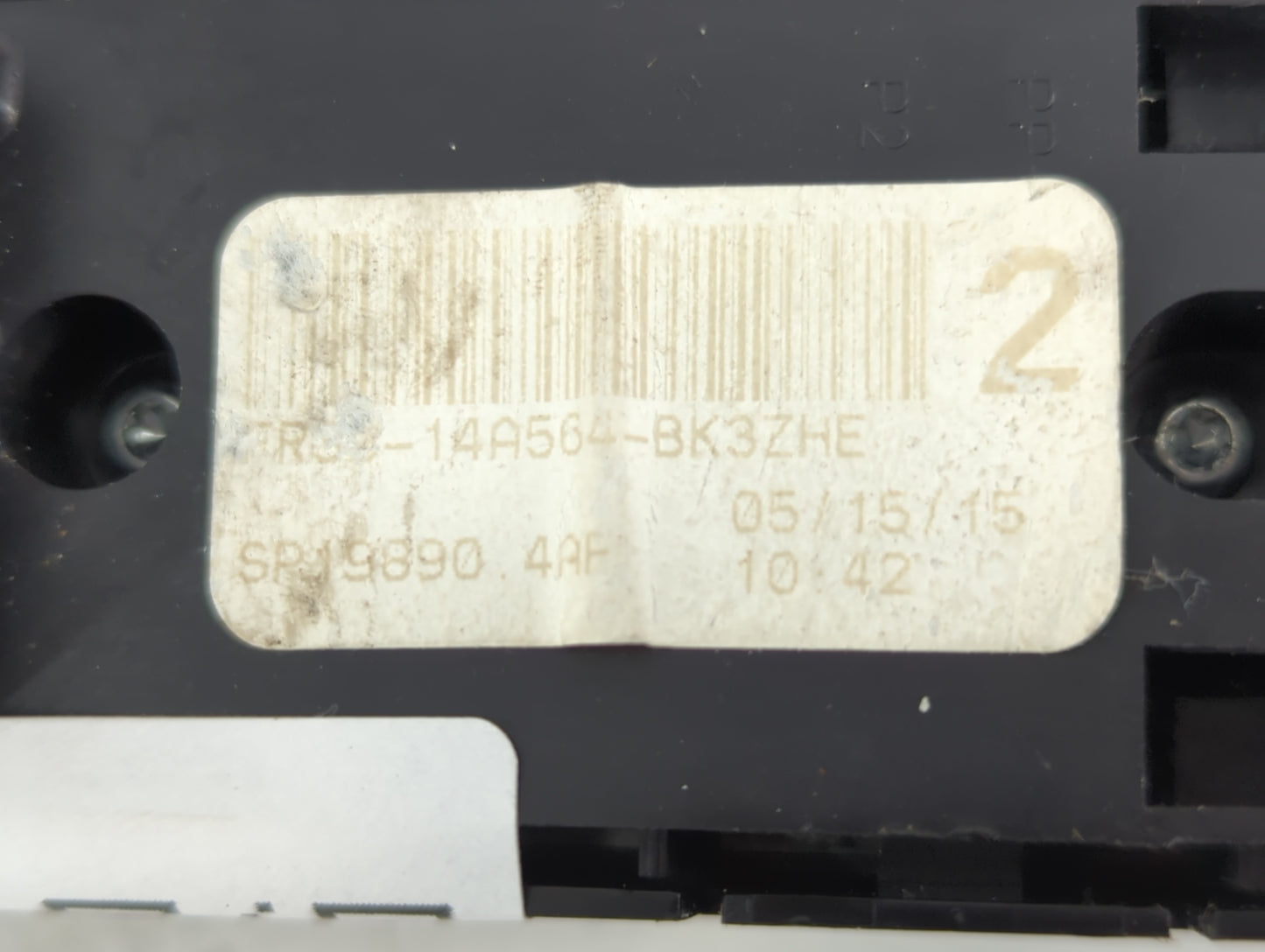 2015 Ford Mustang Master Power Window Switch Replacement Driver Side Left P/N:FR3B-14A564-BK3ZHE Fits OEM Used Auto Parts - 