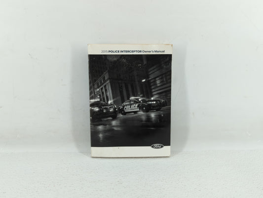 2015 Ford Police Responder Hybrid Owners Manual Book Guide OEM Used Auto Parts - Oemusedautoparts1.com