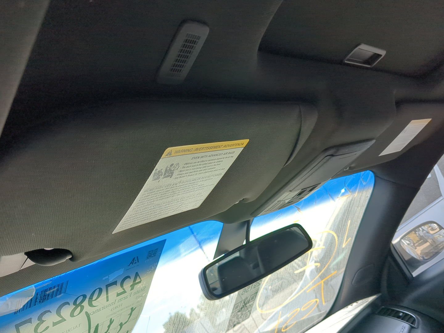 2013-2019 Ford Taurus Sun Visor Shade Replacement Driver Left Mirror Fits Fits 2013 2014 2015 2016 2017 2018 2019 OEM Used A