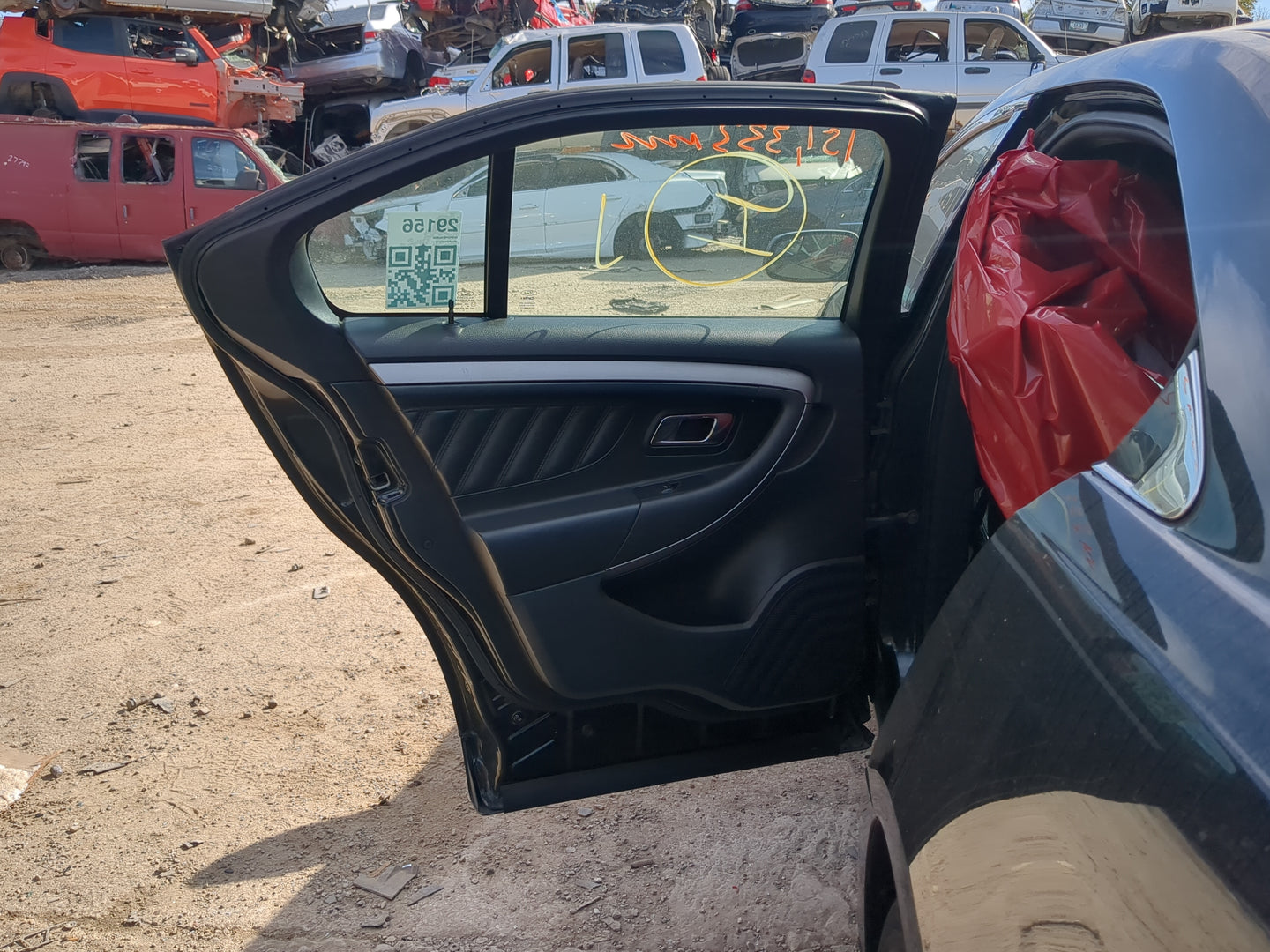 2010-2019 Ford Taurus Driver Rear Door Oem 1185649 - Oemusedautoparts1.com