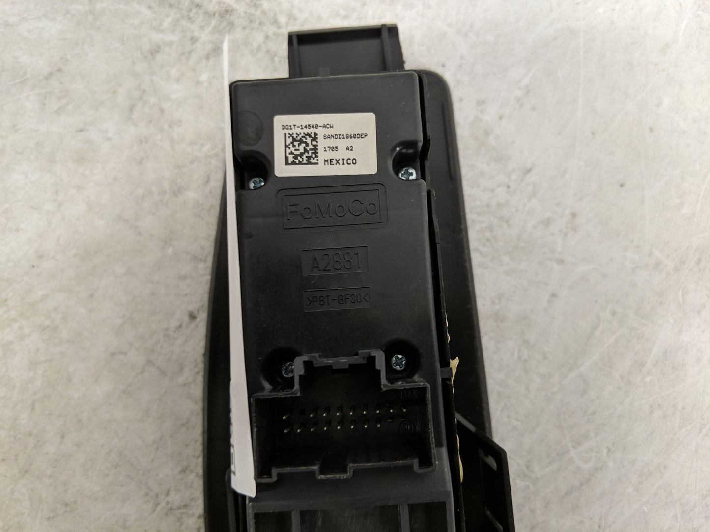 2013-2019 Ford Taurus Master Power Window Switch Replacement Driver Side Left P/N:DG1T-14540-ACW Fits OEM Used Auto Parts - 