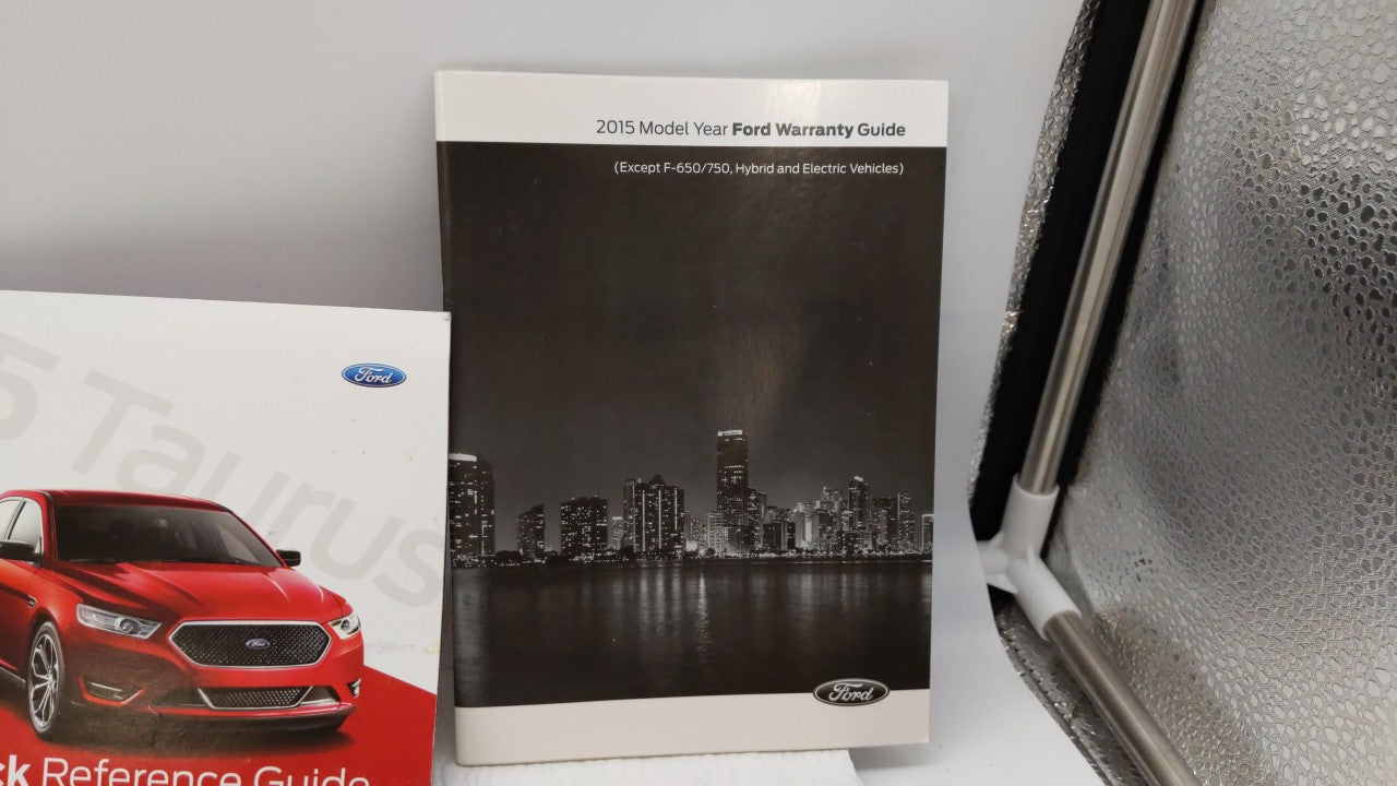 2015 Ford Taurus Owners Manual Book Guide OEM Used Auto Parts - Oemusedautoparts1.com