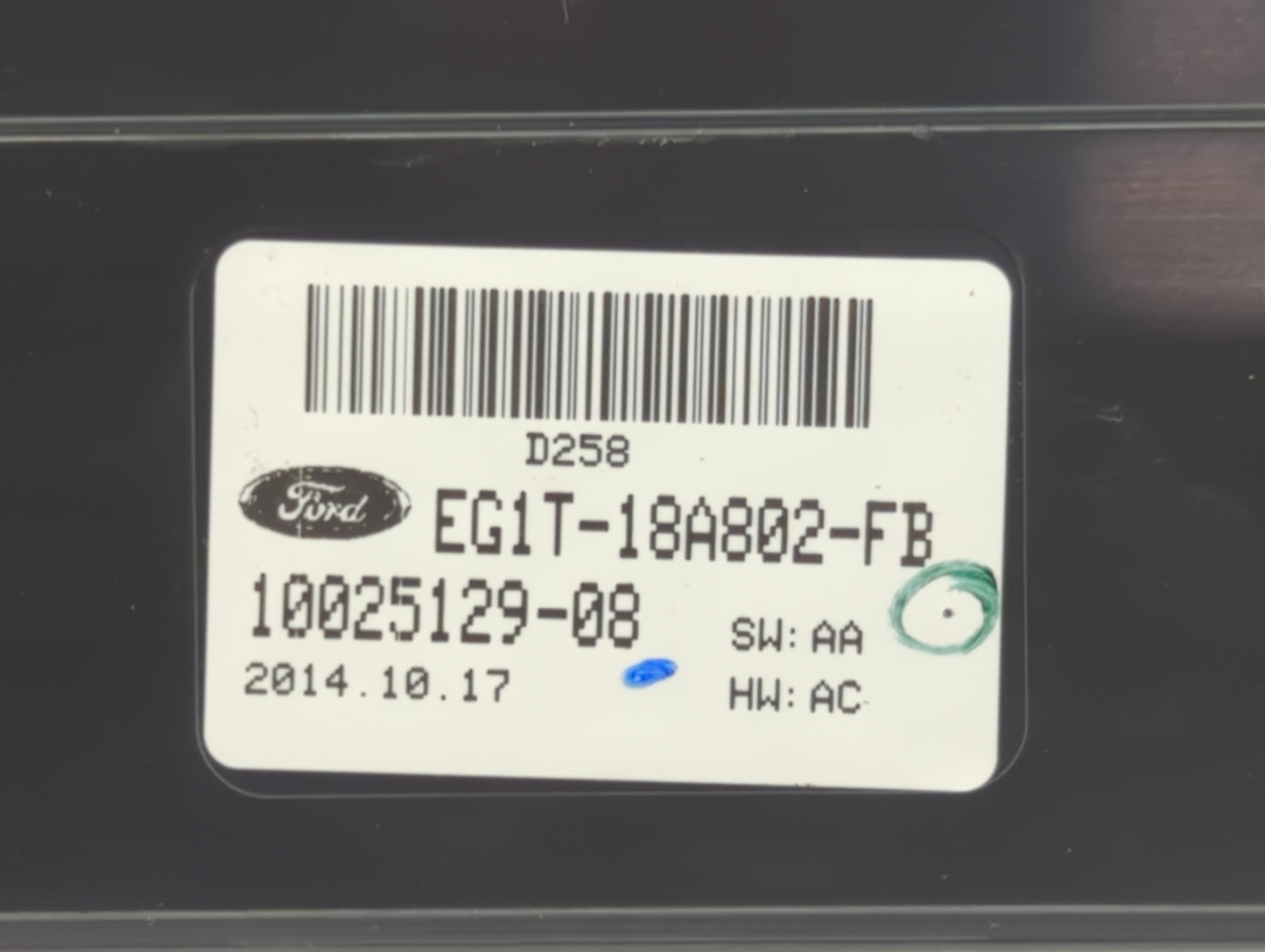 2014-2019 Ford Taurus Radio Control Panel - Oemusedautoparts1.com