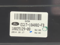 2014-2019 Ford Taurus Radio Control Panel - Oemusedautoparts1.com