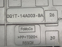 2013-2016 Ford Taurus Fusebox Fuse Box Panel Relay Module P/N:DG1T-14A003-BA Fits Fits 2013 2014 2015 2016 OEM Used Auto Par