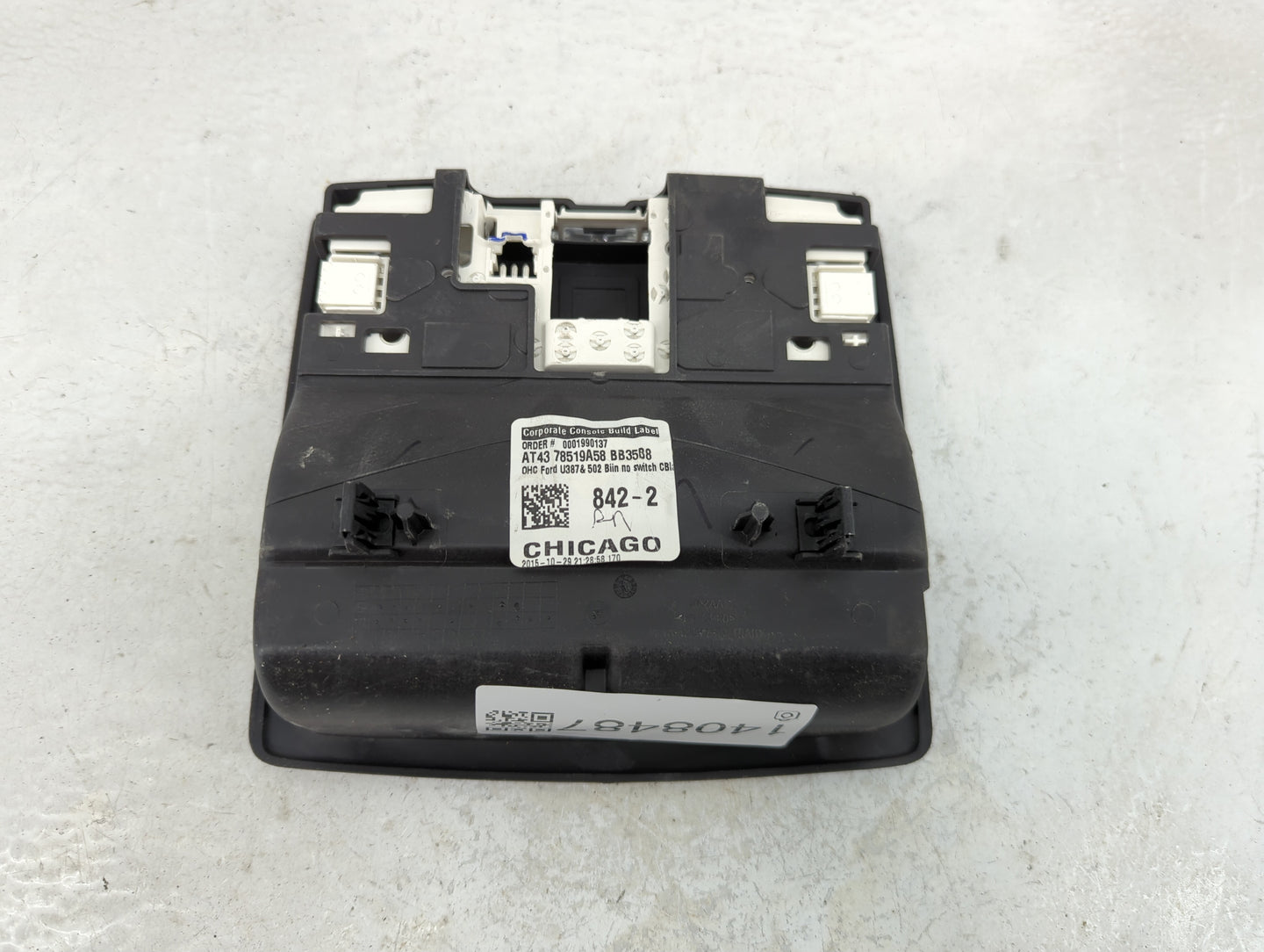 2013-2019 Ford Taurus Overhead Roof Console 1408487 - Oemusedautoparts1.com