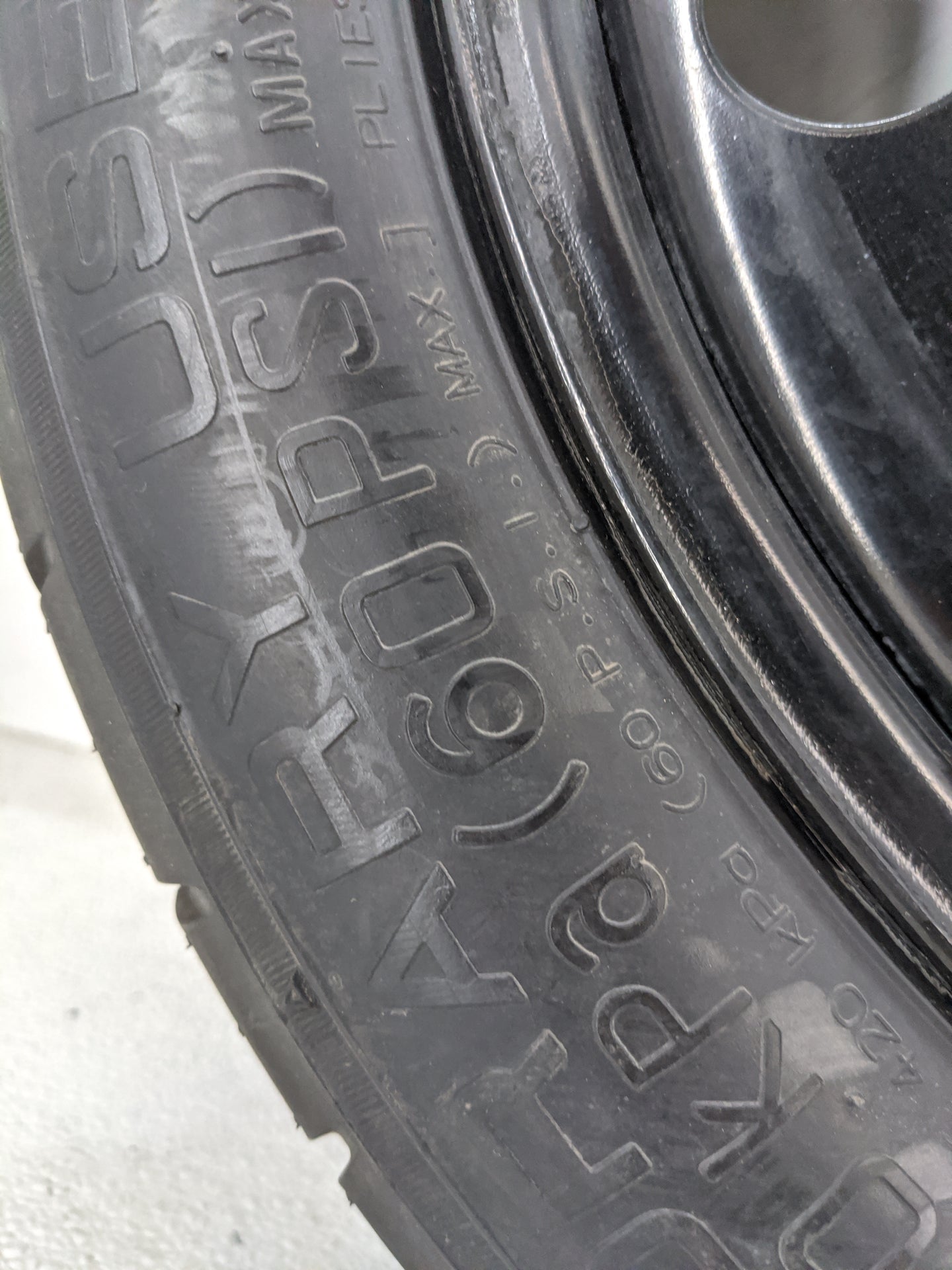 2008-2019 Ford Taurus Spare Donut Tire Wheel Rim Oem - Oemusedautoparts1.com