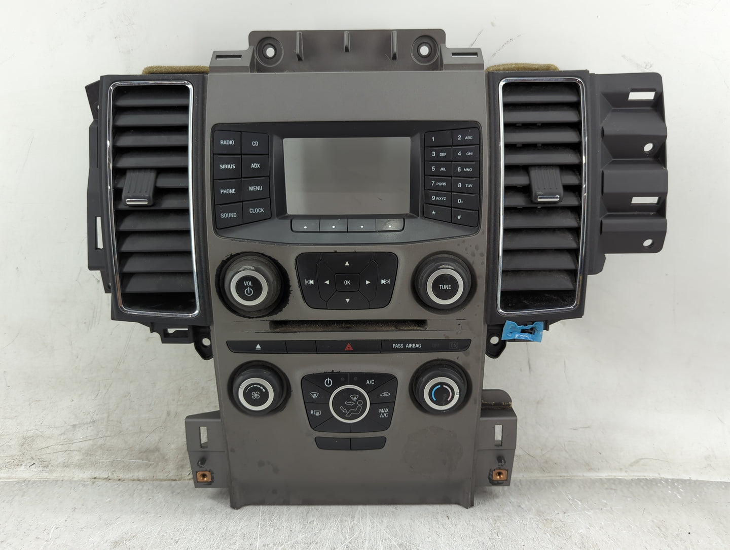 2013-2015 Ford Taurus Radio AM FM Cd Player Receiver Replacement P/N:EG1T-18A802-AB DG1T-19C10 Fits Fits 2013 2014 2015 OEM 