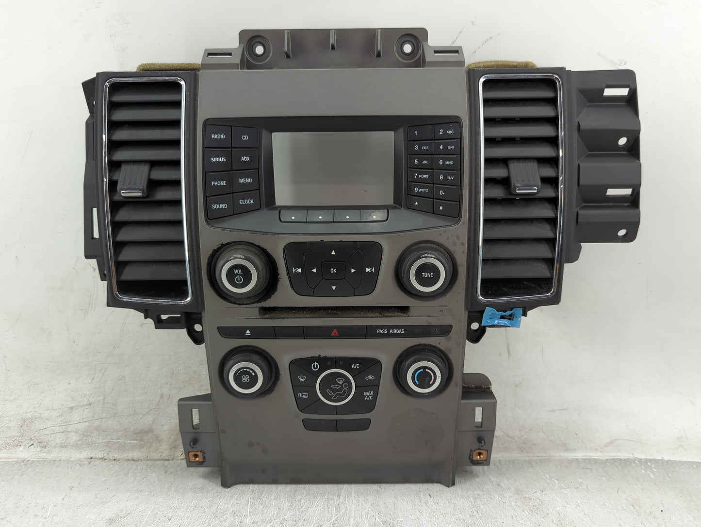 2013-2015 Ford Taurus Radio AM FM Cd Player Receiver Replacement P/N:EG1T-18A802-AB DG1T-19C10 Fits Fits 2013 2014 2015 OEM 
