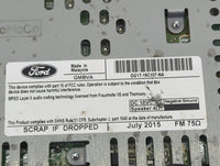 2015 Ford Taurus Radio AM FM Cd Player Receiver Replacement P/N:DG1T-19C107-NA Fits OEM Used Auto Parts - Oemusedautoparts1.
