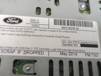 2013-2015 Ford Taurus Radio AM FM Cd Player Receiver Replacement P/N:DG1T-19C107-JD Fits Fits 2013 2014 2015 OEM Used Auto P