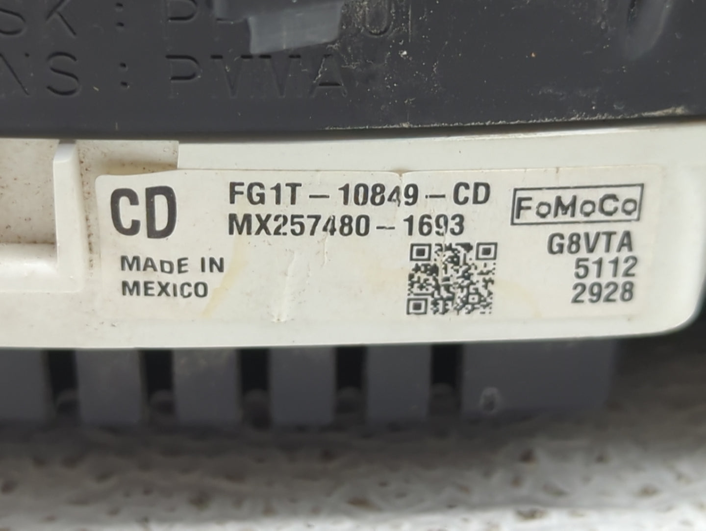 2015 Ford Taurus Instrument Cluster Speedometer Gauges P/N:FG1T-10849-CD Miles: Fits OEM Used Auto Parts - Oemusedautoparts1
