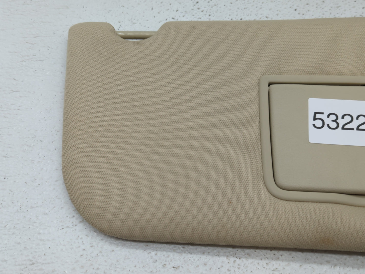 2013-2019 Ford Taurus Sun Visor Shade Replacement Passenger Right Mirror Fits OEM Used Auto Parts - Oemusedautoparts1.com