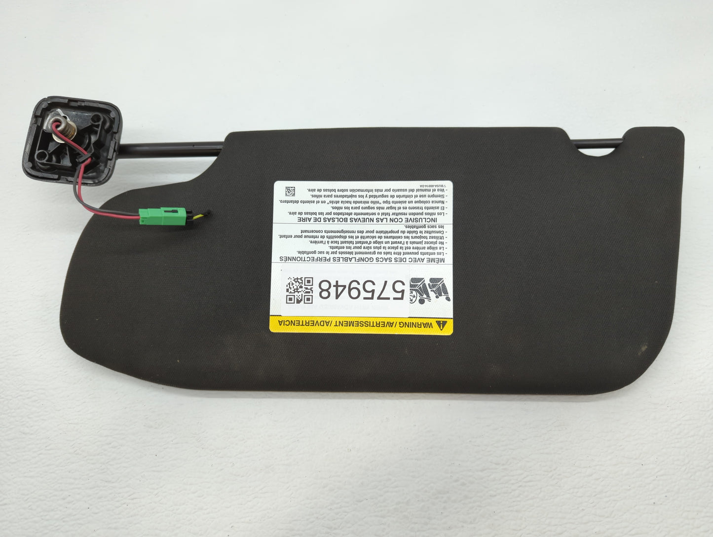 2013-2019 Ford Taurus Sun Visor Shade Replacement Passenger Right Mirror Fits OEM Used Auto Parts - Oemusedautoparts1.com