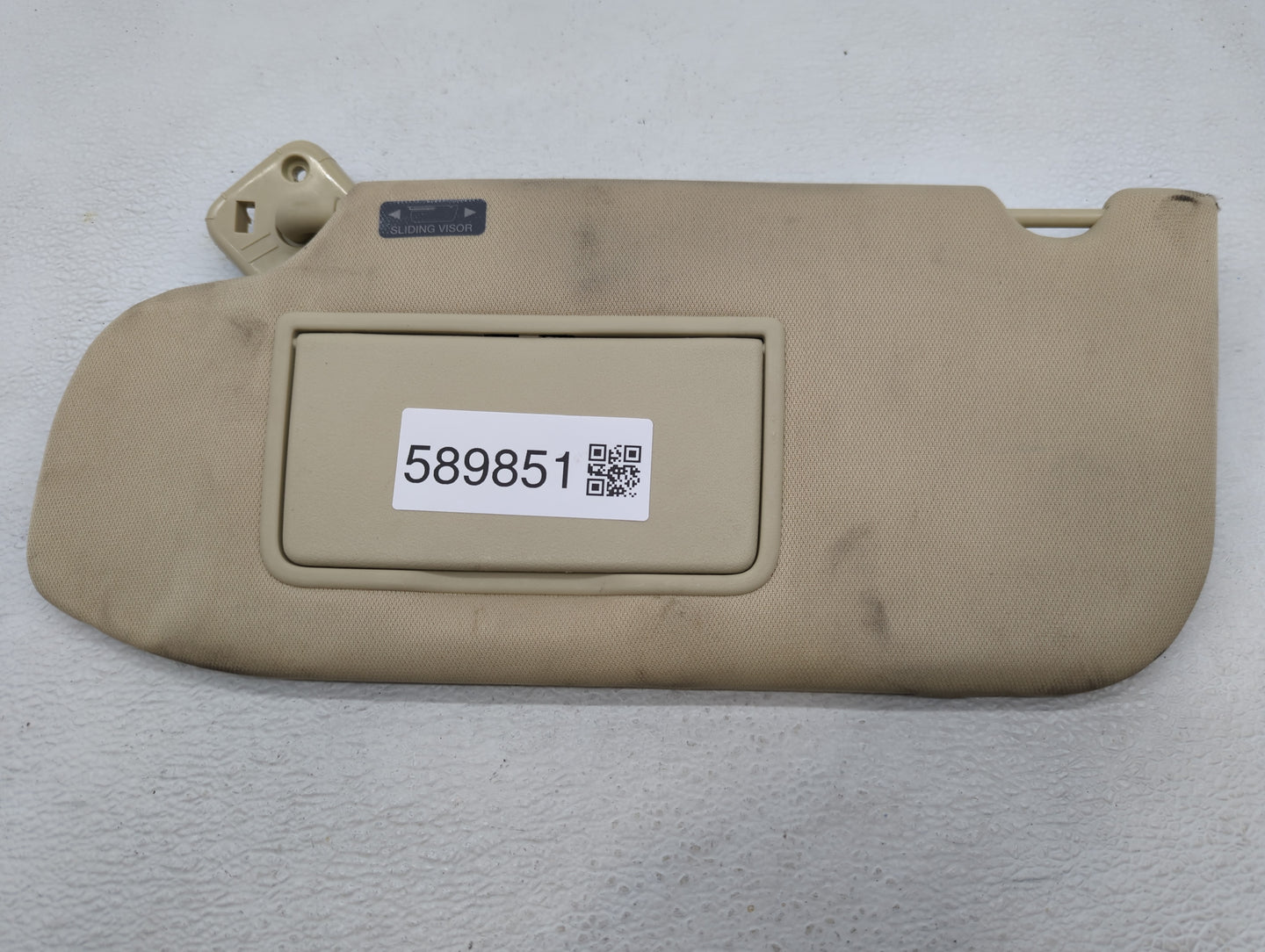 2013-2019 Ford Taurus Sun Visor Shade Replacement Passenger Right Mirror Fits OEM Used Auto Parts - Oemusedautoparts1.com