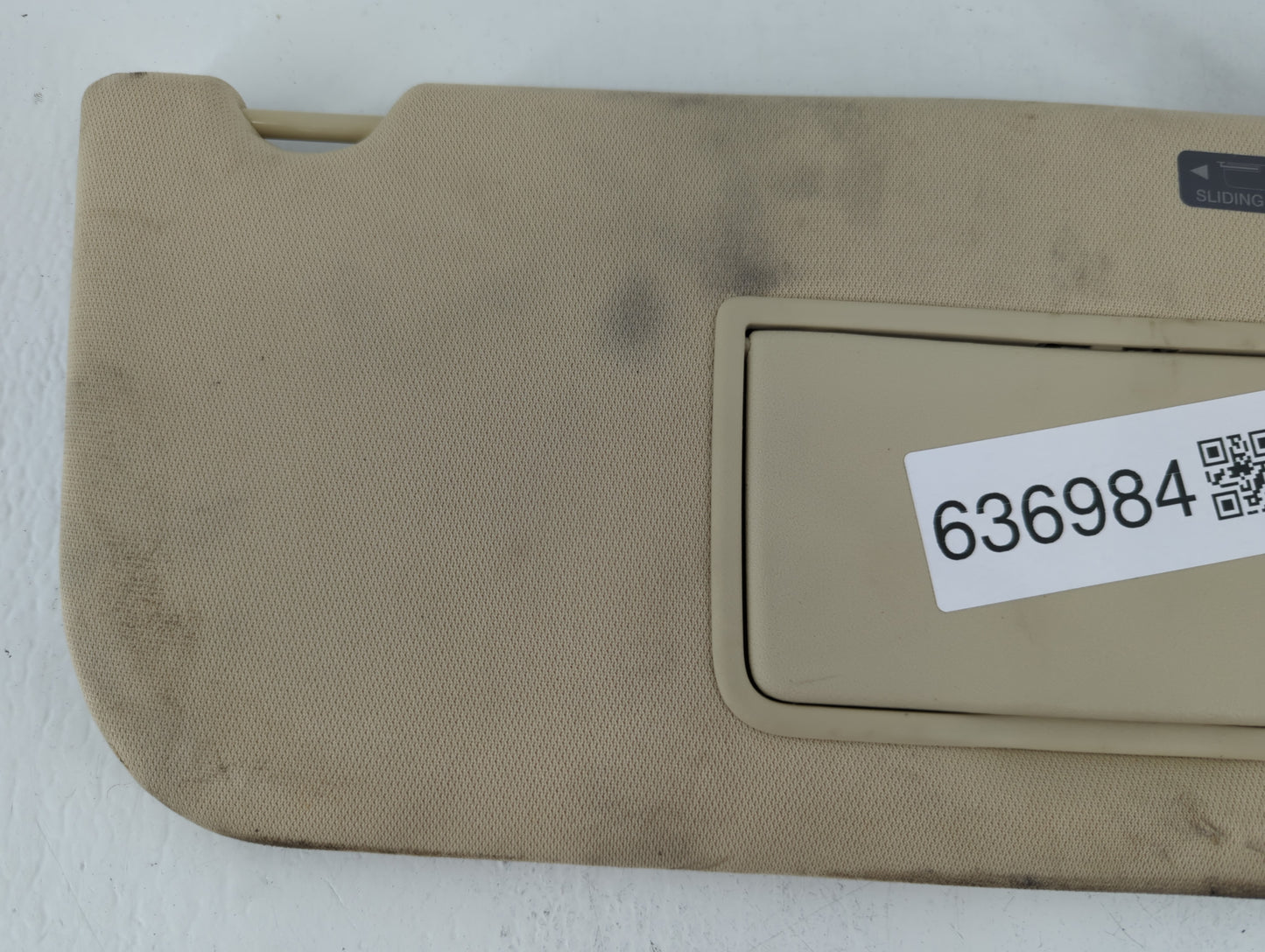 2013-2019 Ford Taurus Sun Visor Shade Replacement Passenger Right Mirror Fits OEM Used Auto Parts - Oemusedautoparts1.com