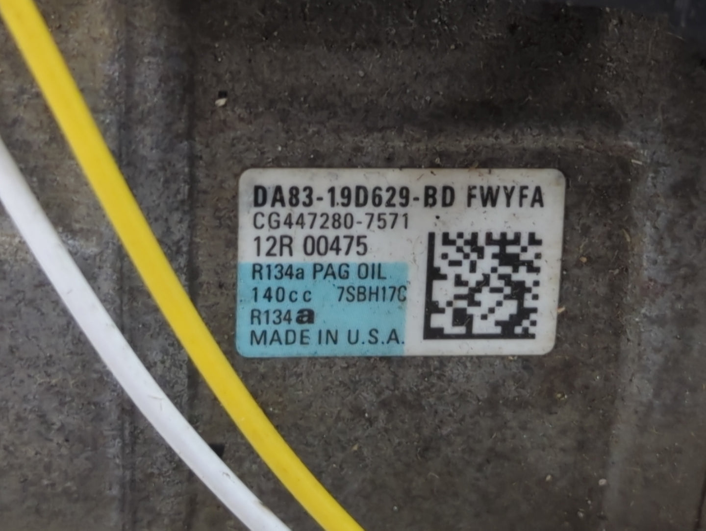 2013-2019 Ford Taurus Air Conditioning A/c Ac Compressor Oem - Oemusedautoparts1.com