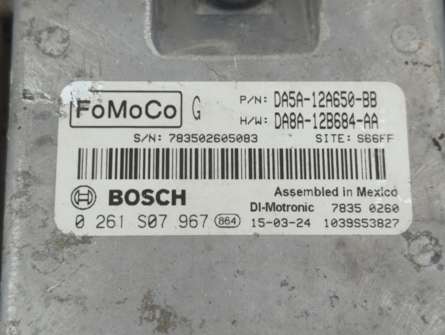 2015 Ford Taurus PCM Engine Control Computer ECU ECM PCU OEM Fits OEM Used Auto Parts - Oemusedautoparts1.com