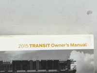 2015 Ford Transit Owners Manual Book Guide P/N:FK3J19A321AB OEM Used Auto Parts - Oemusedautoparts1.com