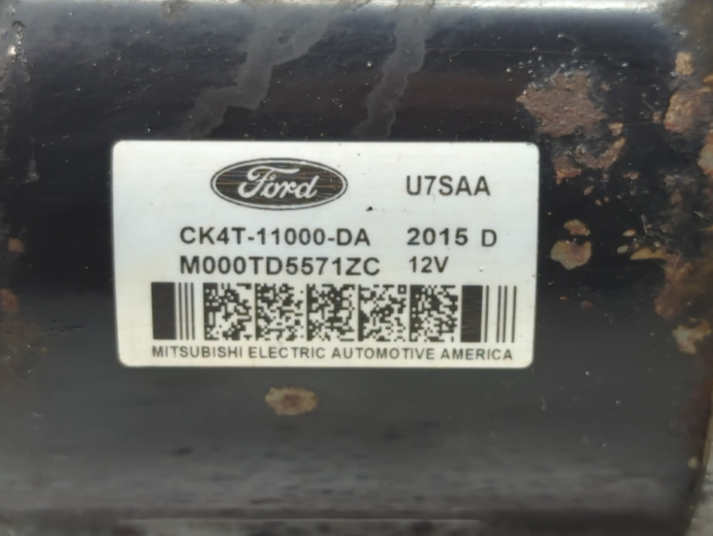 2015 Ford Transit-150 Car Starter Motor Solenoid OEM P/N:M000T39571ZC CK4T-11000-DA Fits Fits 2011 2012 2013 2014 OEM Used A