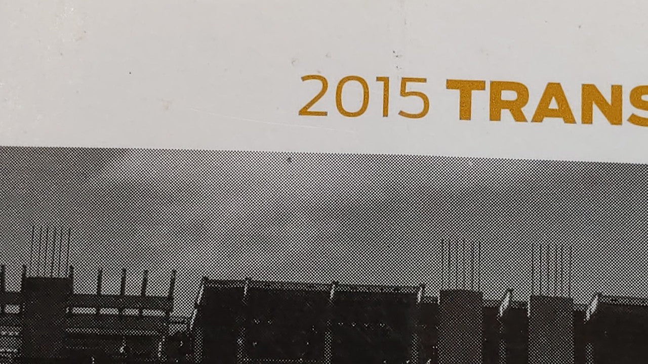 2015 Ford Transit Owners Manual Book Guide OEM Used Auto Parts - Oemusedautoparts1.com
