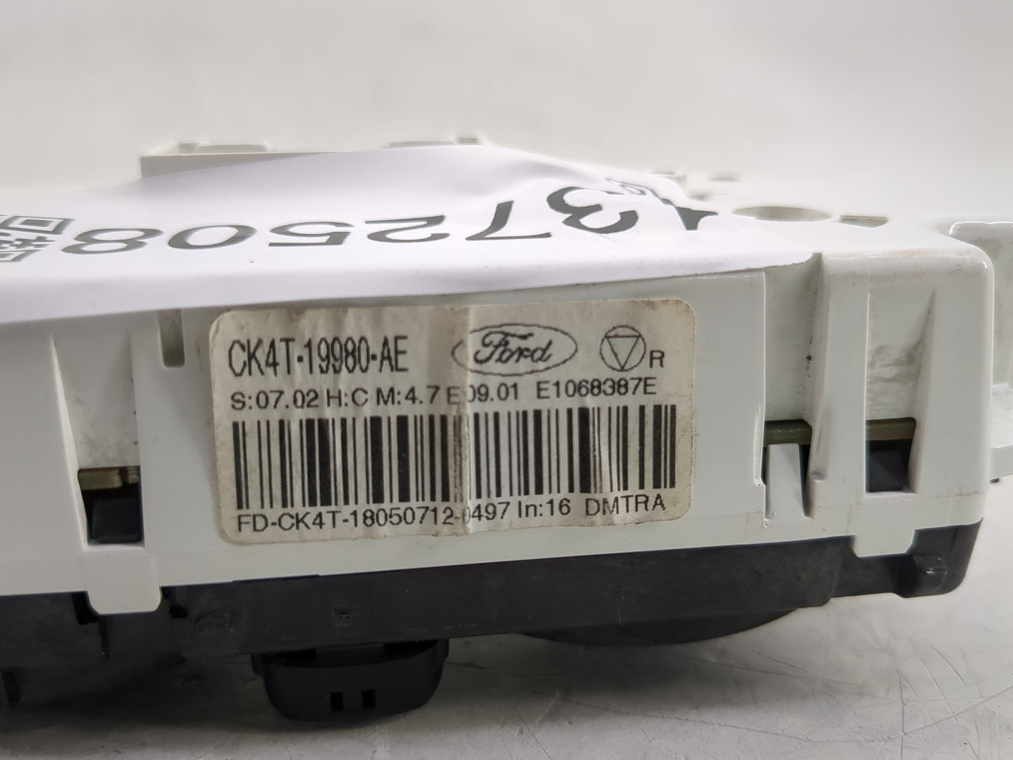 2015-2019 Ford Transit-250 Climate Control Module Temperature AC/Heater Replacement P/N:CK4T-19980-AE BK2T 18549 Fits OEM Us
