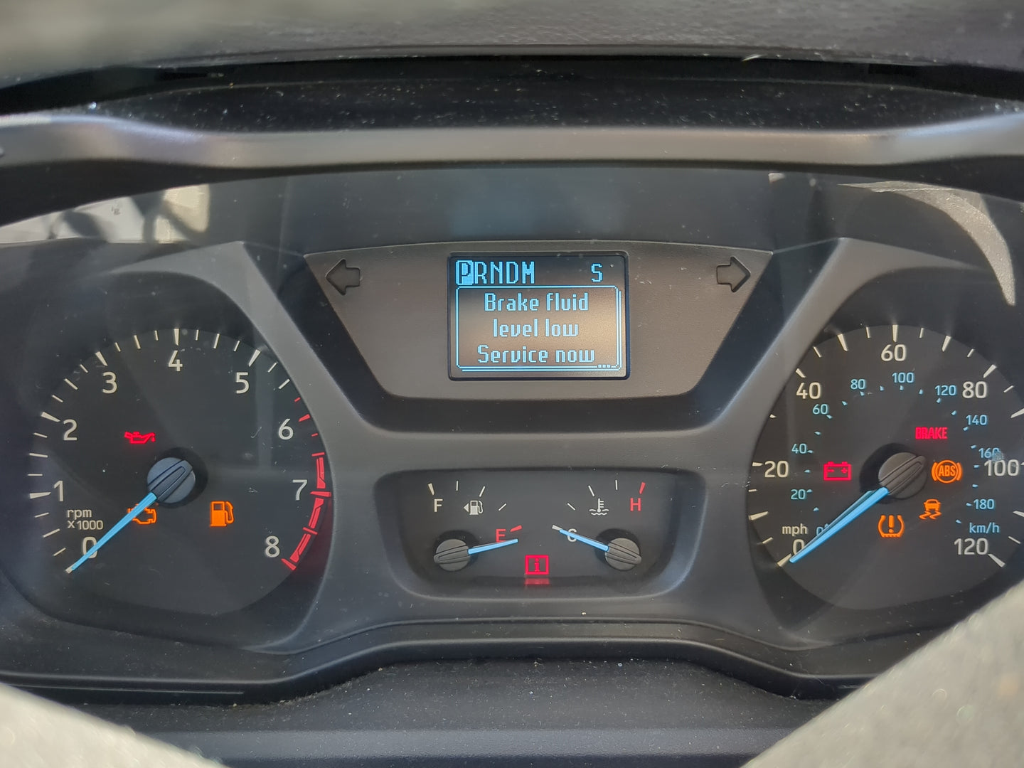 2015-2016 Ford Transit-250 Instrument Cluster Speedometer Gauges Miles:274K Fits Fits 2015 2016 OEM Used Auto Parts - Oemuse