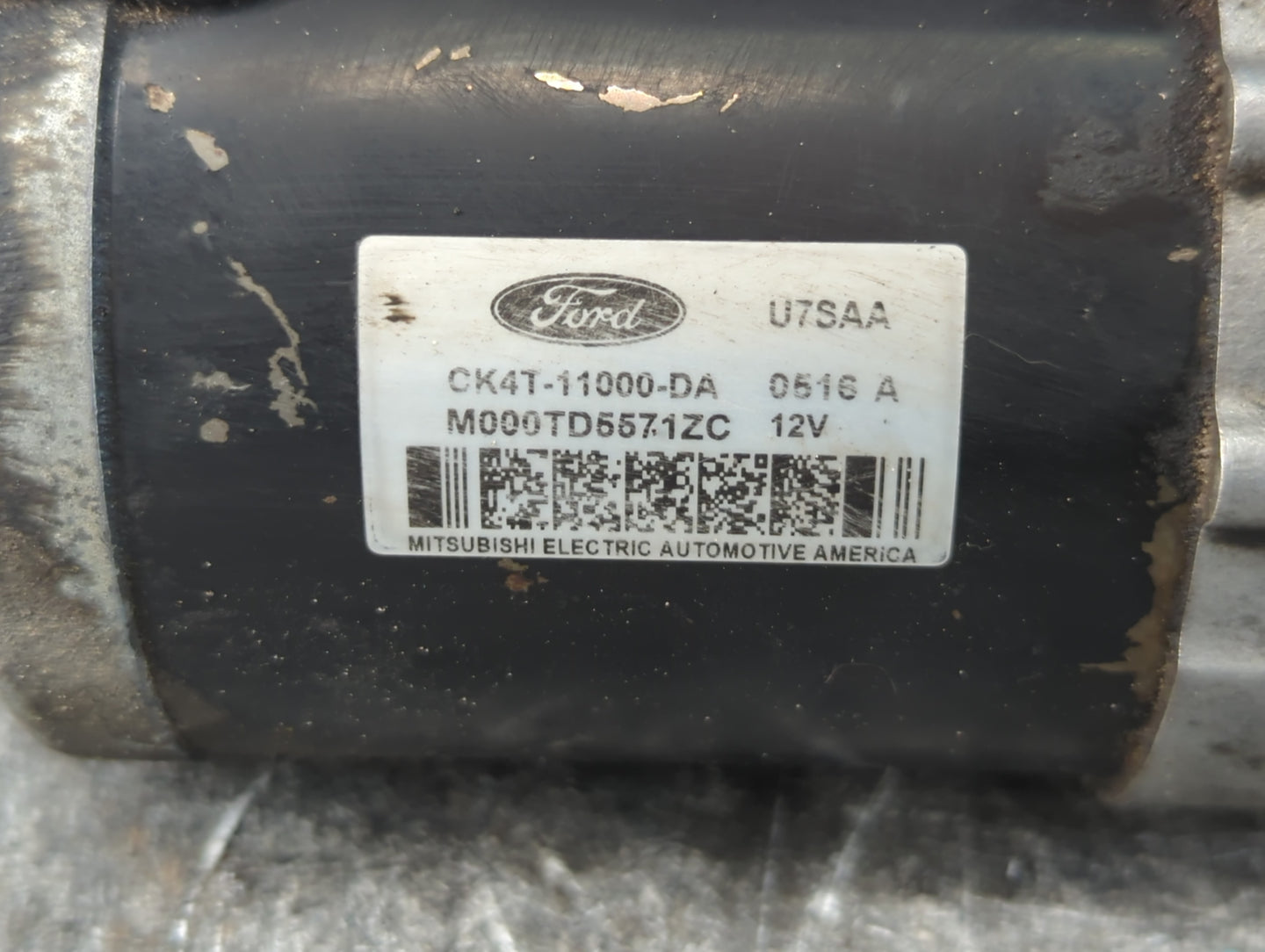 2015 Ford Transit-250 Car Starter Motor Solenoid OEM P/N:CK4T-11000-DA Fits Fits 2011 2012 2013 2014 OEM Used Auto Parts - O