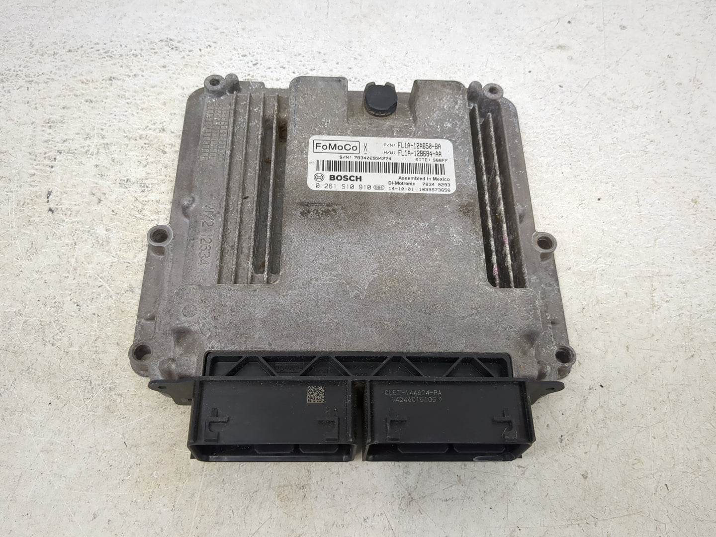 2015 Ford Transit 250 PCM Engine Control Computer ECU ECM PCU OEM P/N:FK4A-12A650-JA DK4A-12B684-BA Fits OEM Used Auto Parts