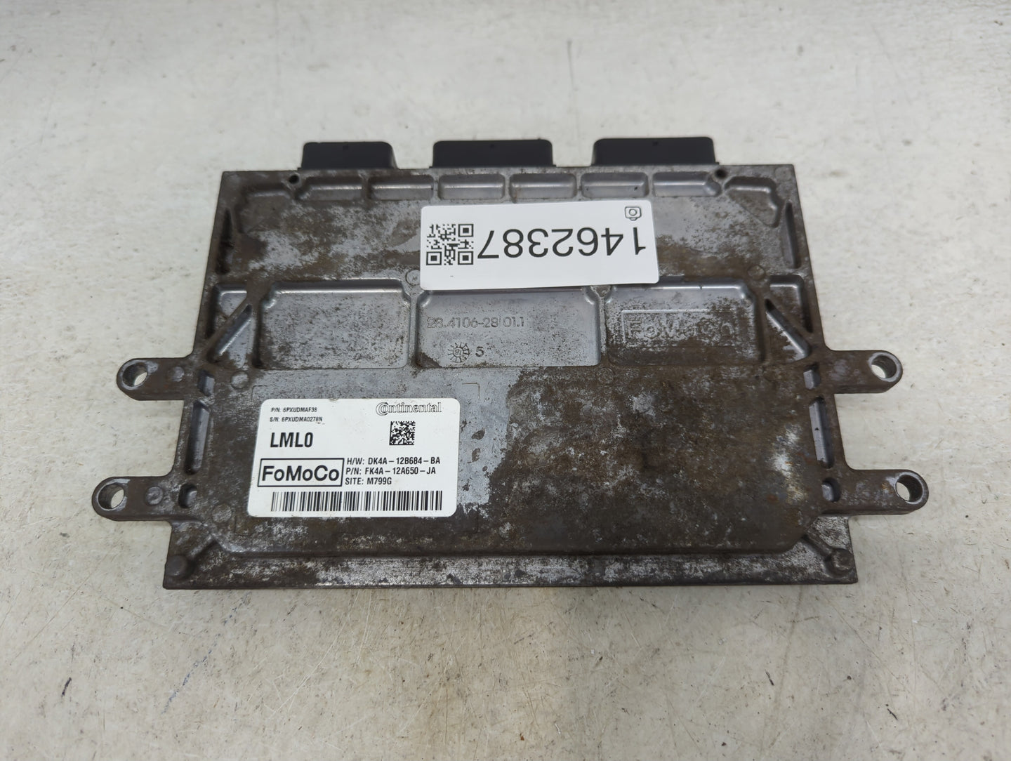 2015 Ford Transit 250 PCM Engine Control Computer ECU ECM PCU OEM P/N:FK4A-12A650-JA DK4A-12B684-BA Fits OEM Used Auto Parts